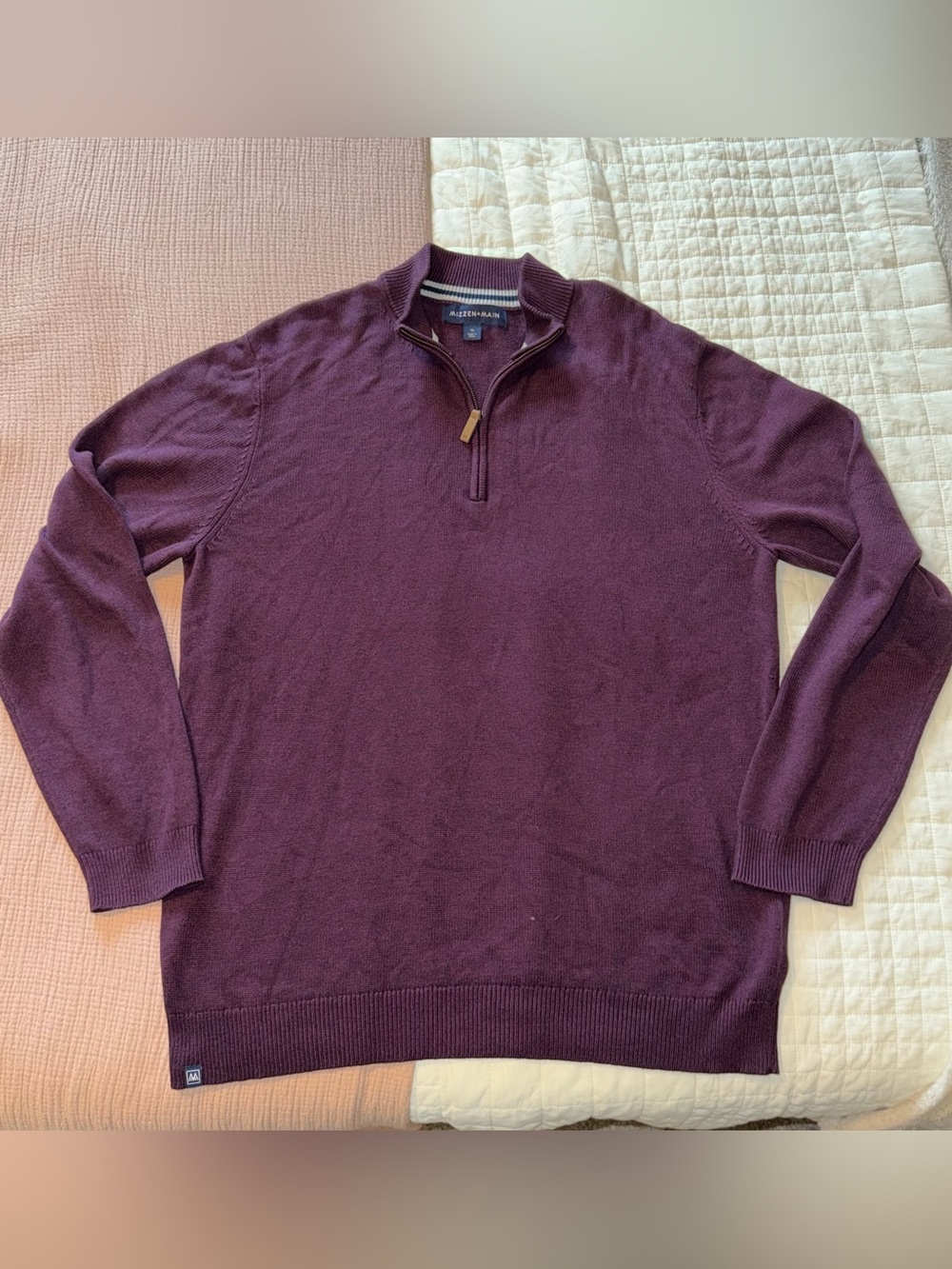 Men's Mizzen+Main KPI 1/4 Zip Pullover Size XL
